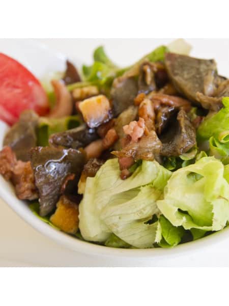 Salat-Gesiers-Sardinen