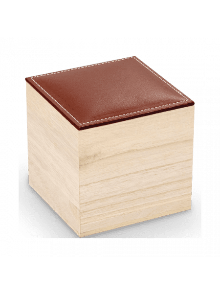 Geschenkboxen aus Holz und Leder